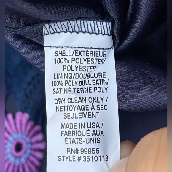 Shoshanna Gracia Multicolor Floral Lace Gown size 4 - Picture 14 of 16